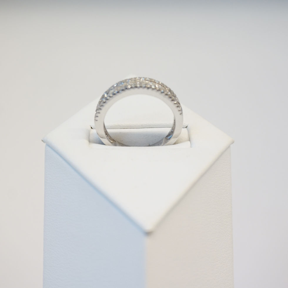 Thumbnail: 9ct White Gold Diamond Ring