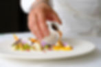Felix Lo Basso preparing a beautiful dish