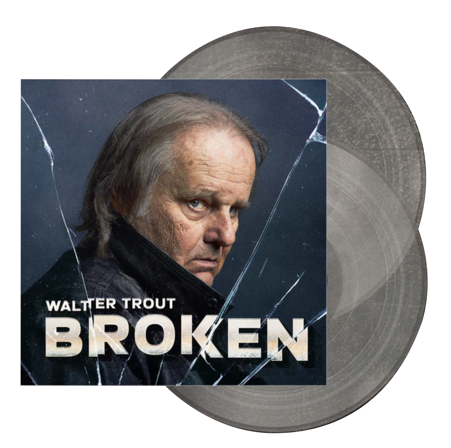 Walter Trout "Broken" Double Transparent Vinyl