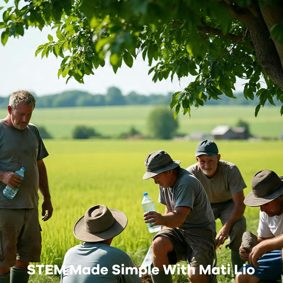 Landscape maintenance workers exposed to extreme heat, illustrating the effects of heatwaves on outdoor jobs