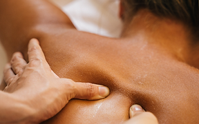 Back neck shoulder massage, pang spa