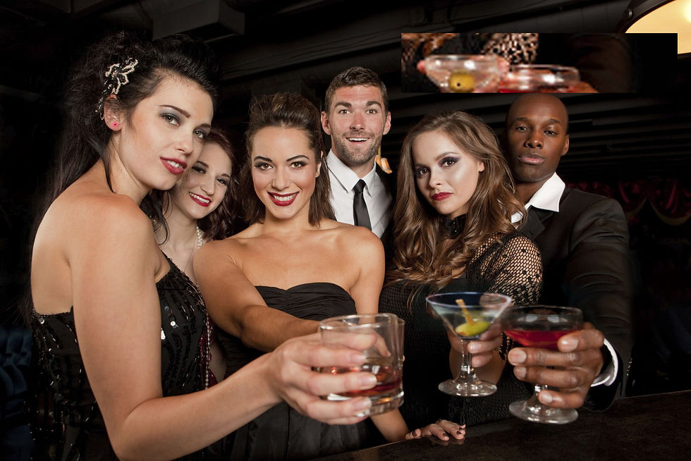 People having fun at a party