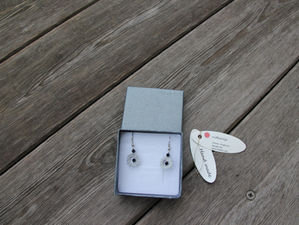 MINI uhančki s Swarovski kristalčki