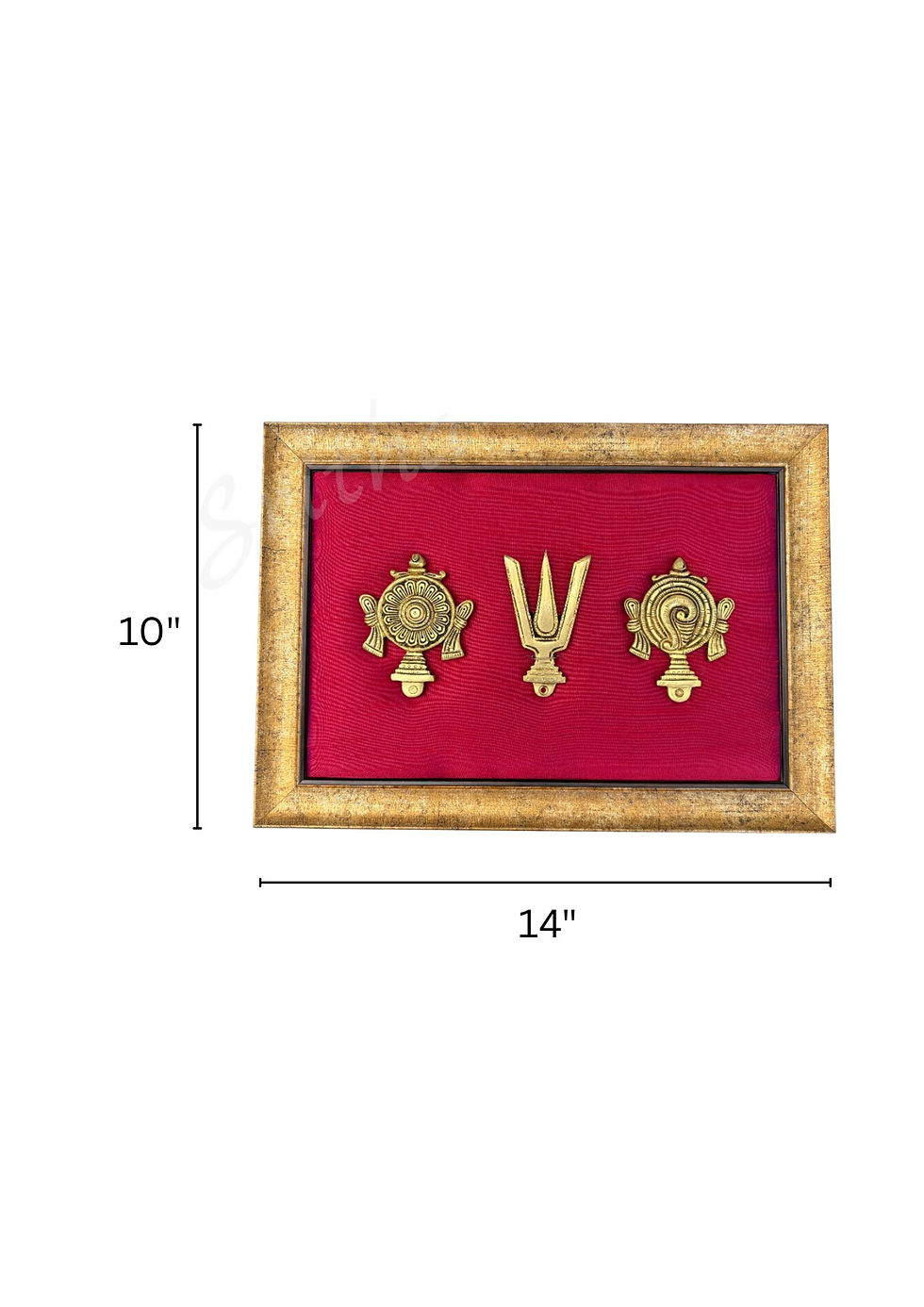 Thumbnail: Brass Shanka Chakra Nama Small