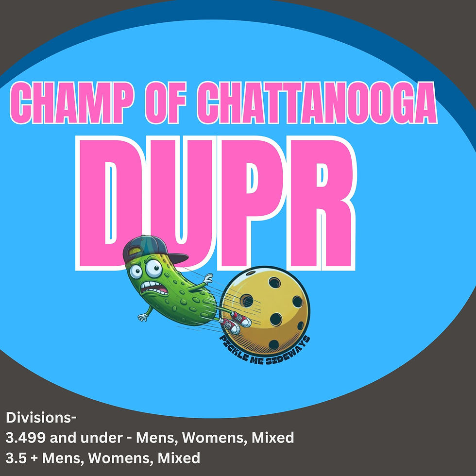 DUPR Champ of Chattanooga- DUPR TEAMS 2025
