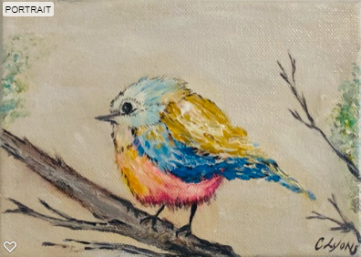 Colorful Bird - SOLD