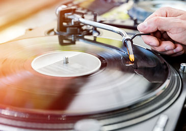 Vintage record player