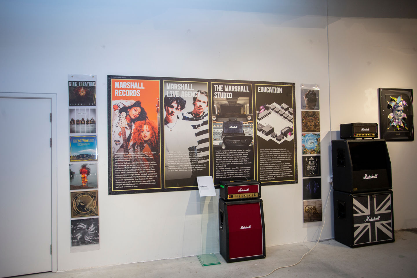Marshall event pull-up banner design