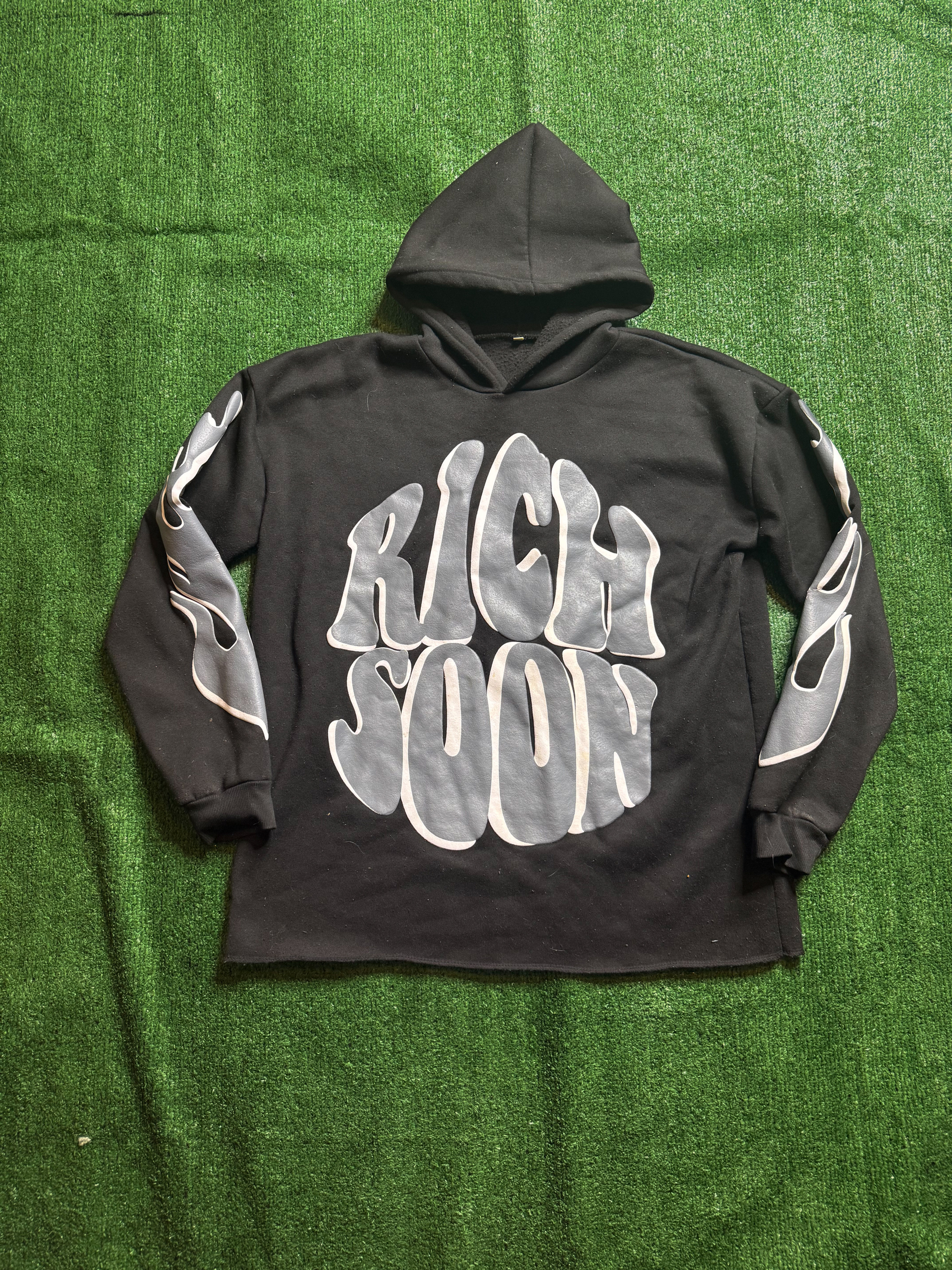 Rich Soon Black Hoodie Size Large
