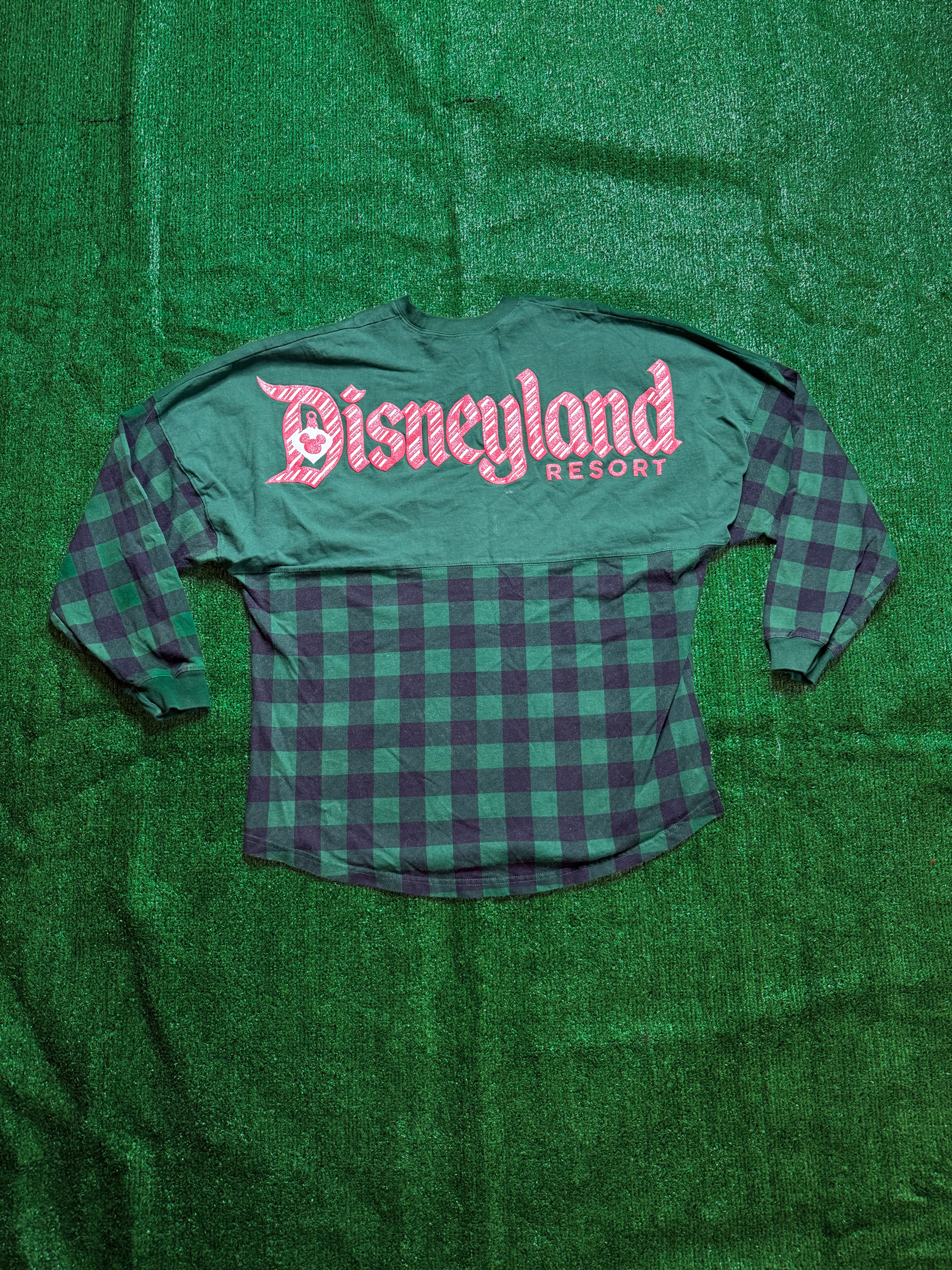 90s Disneyland Green Sweatshirt XL