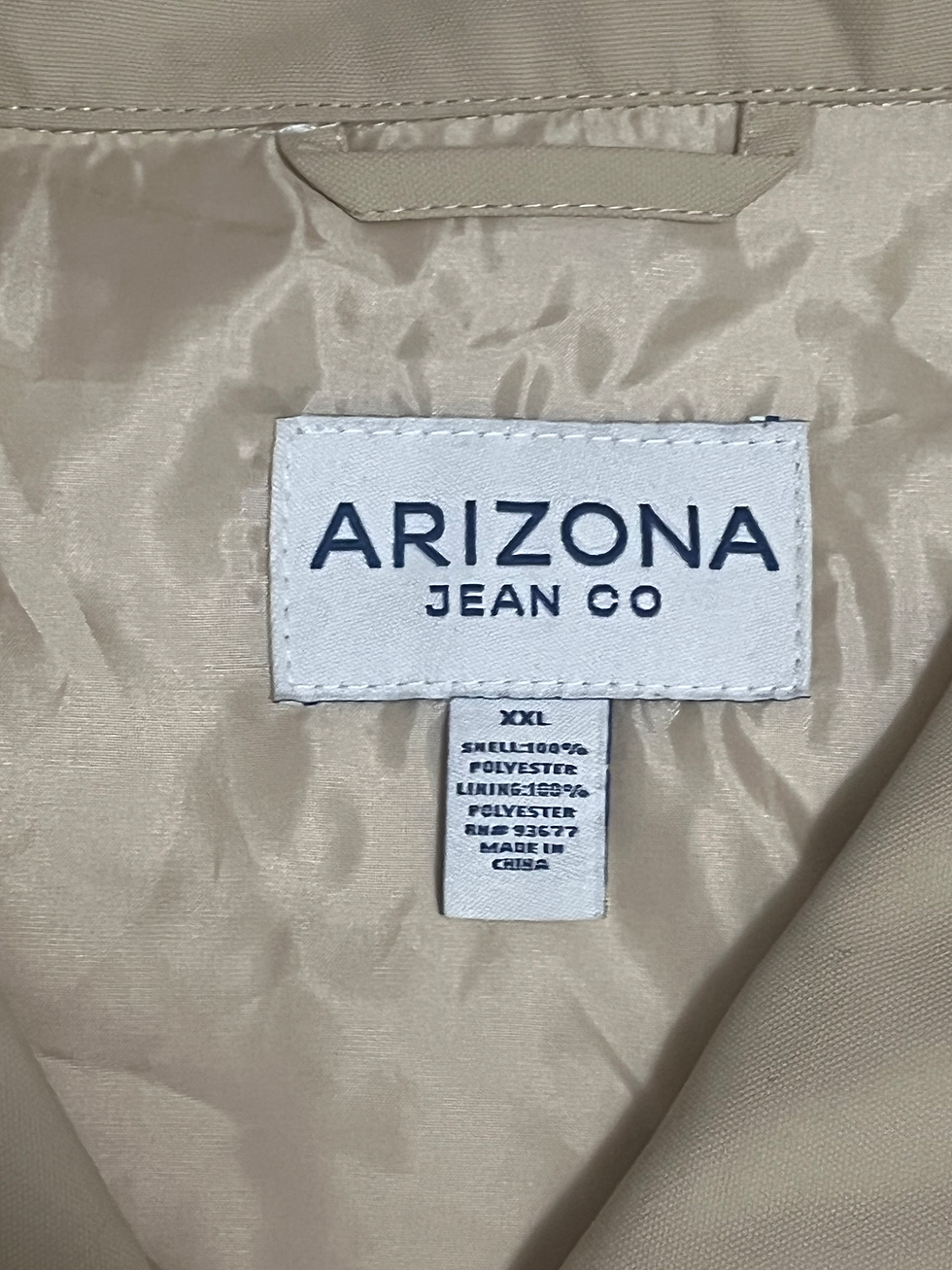 Thumbnail: Arizona Jean Co. Tan Jacket XXL