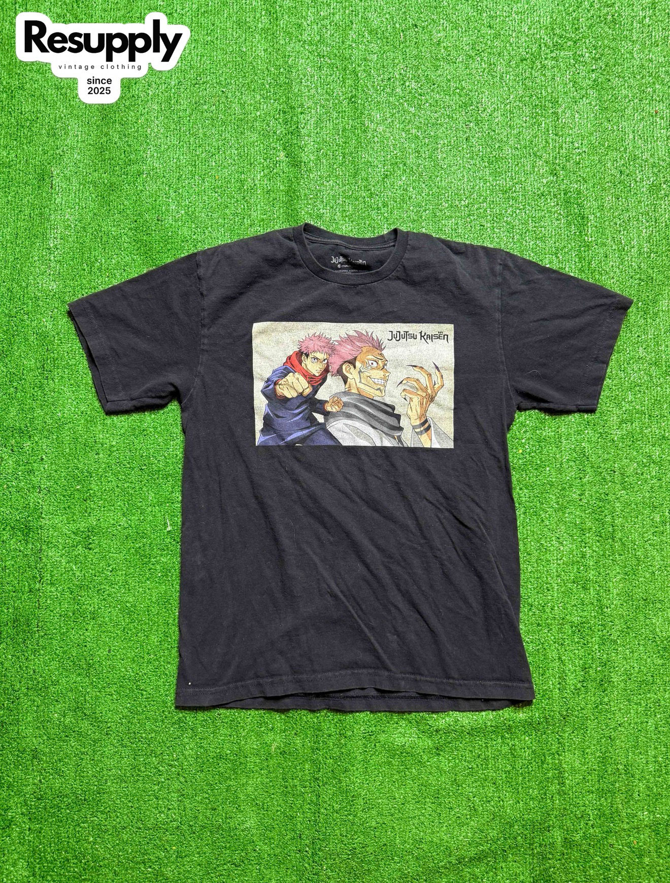 JuJuTsu Kaisen Black Tee Men’s Size Medium 