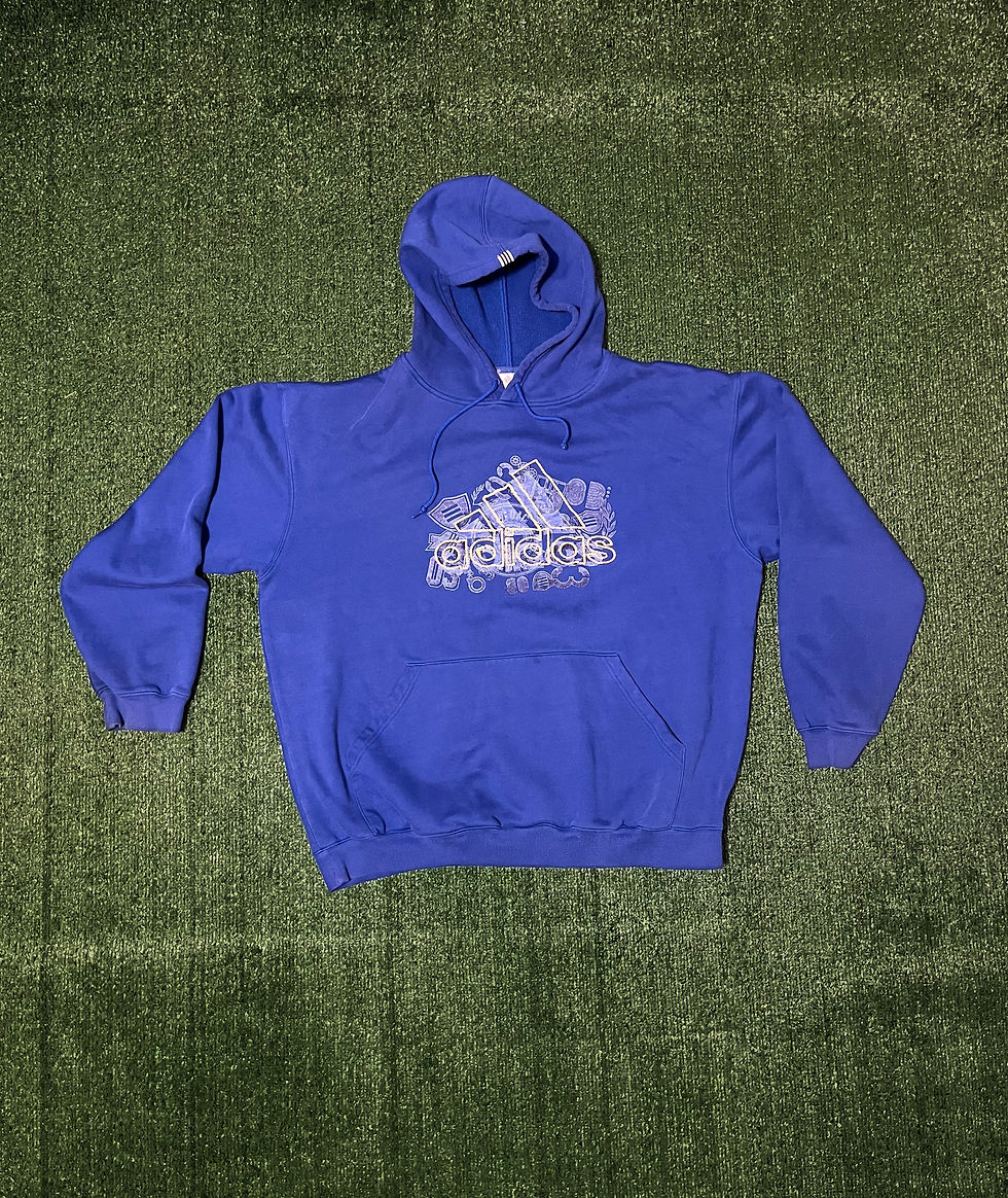 Adidas Blue Hoodie XL