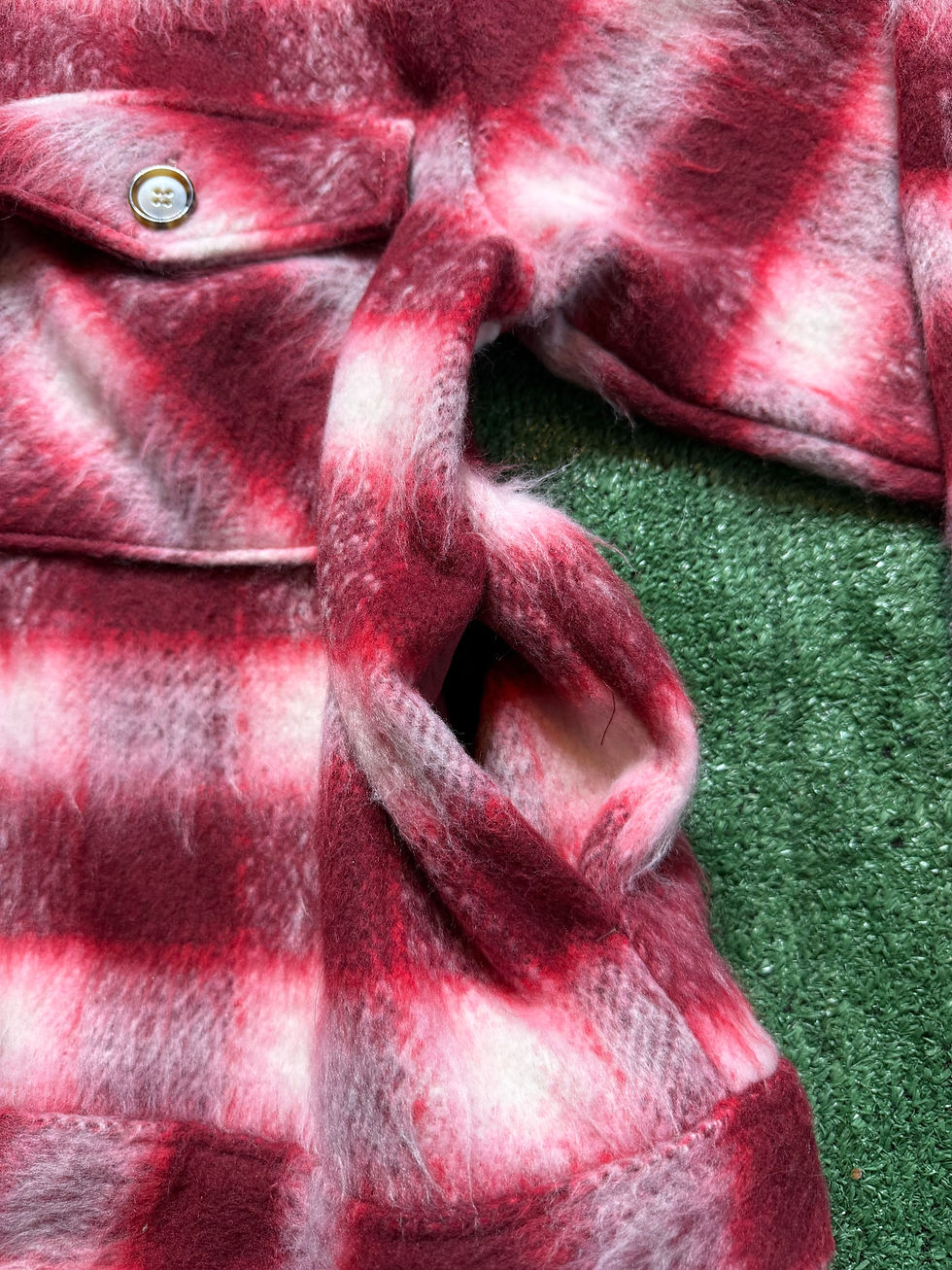 Thumbnail: Time and Tru Plaid Button Down Women’s Size XL