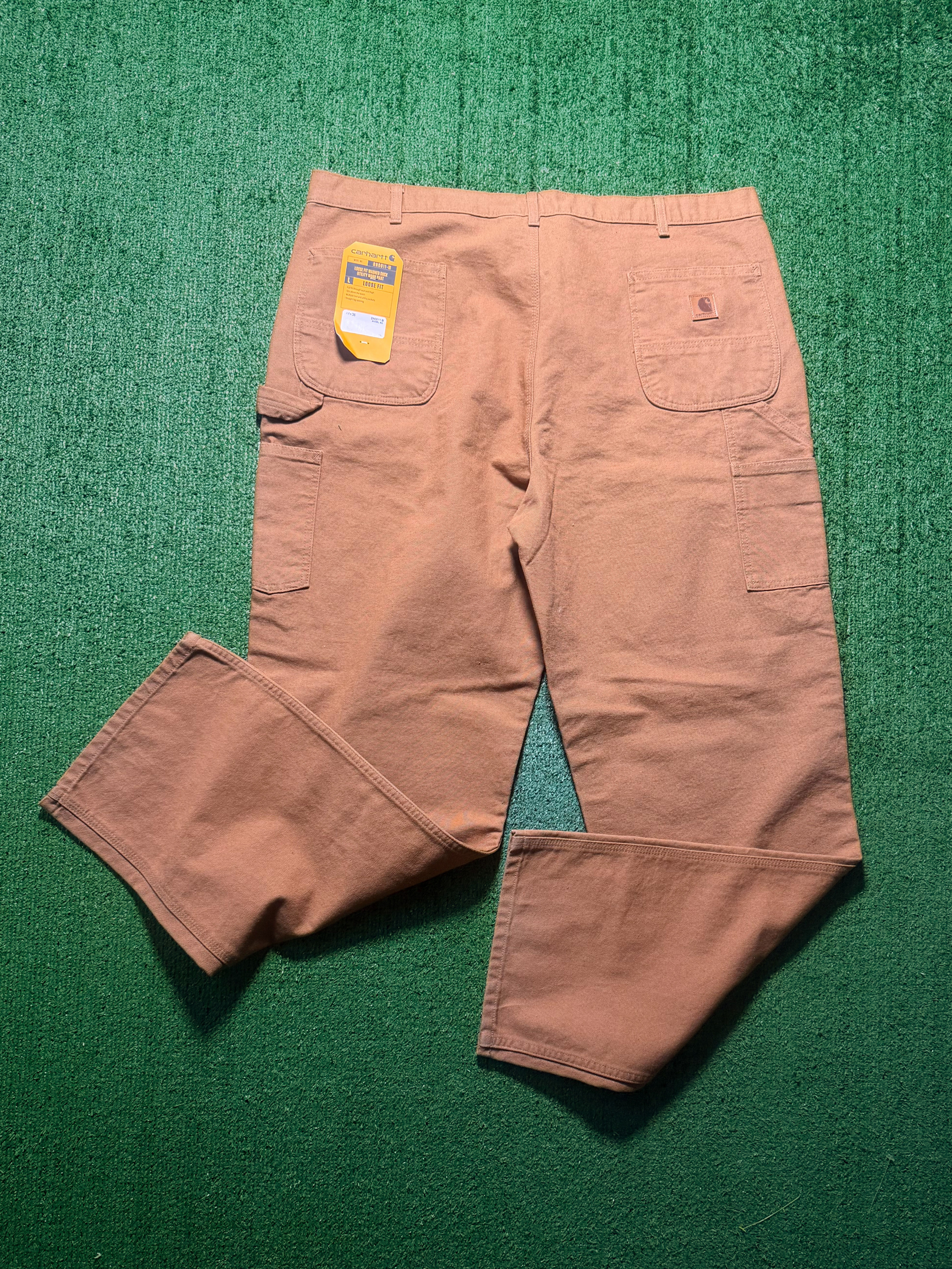 Carhartt B11 Washed Duck Work Dungaree Size 44x36