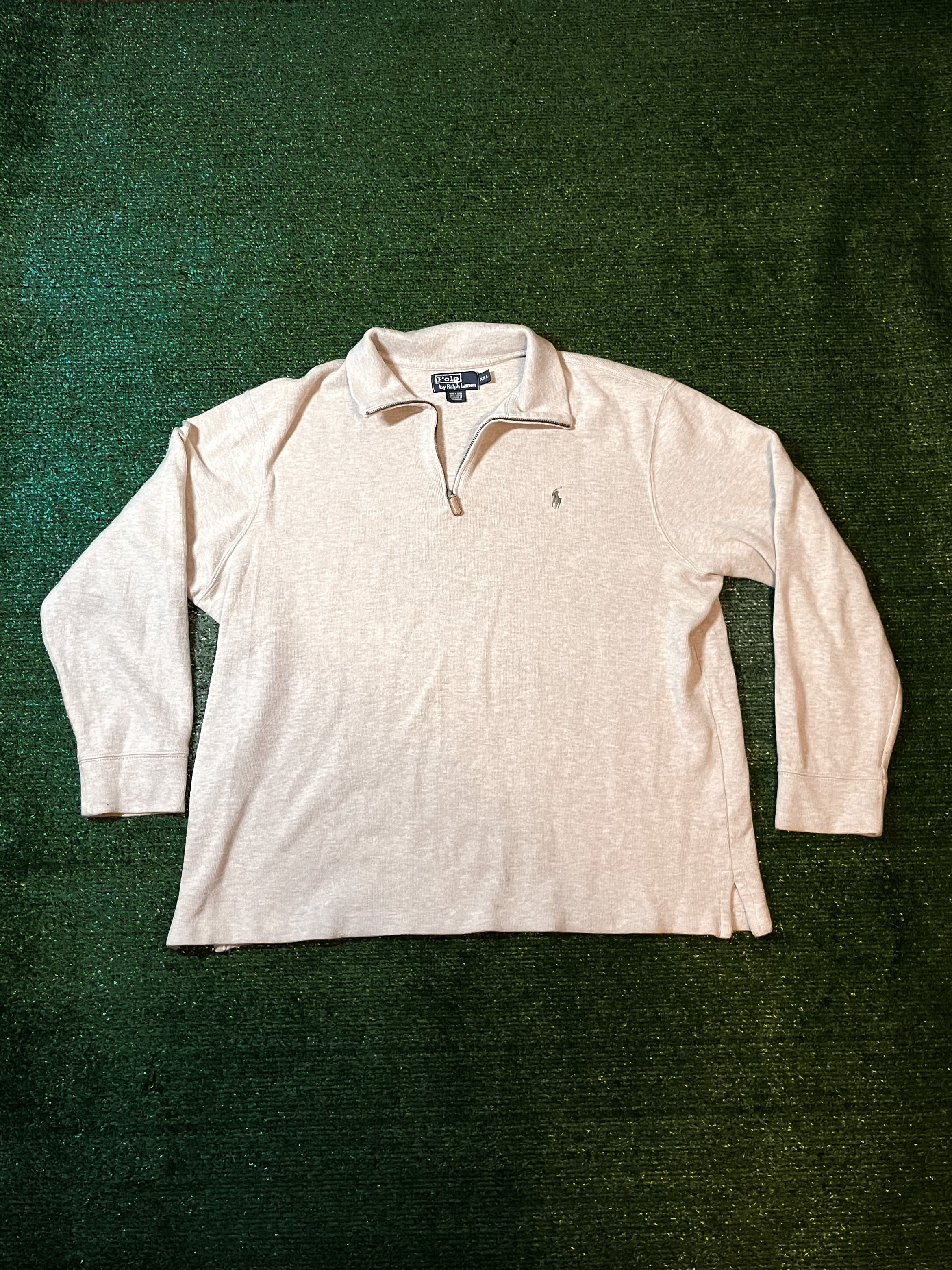 Ralph Lauren Tan Quarter Zip XXL