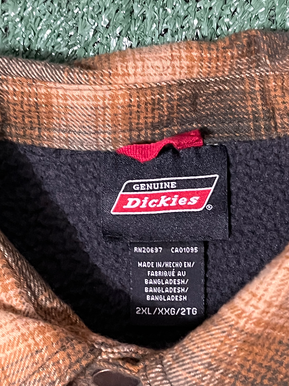Thumbnail: Dickies Sherpa Lined Flannel Jacket XXL
