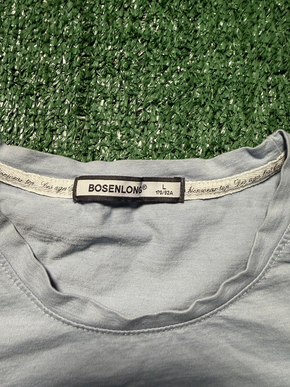 Thumbnail: Bosenlong Grey Tee Size Large 