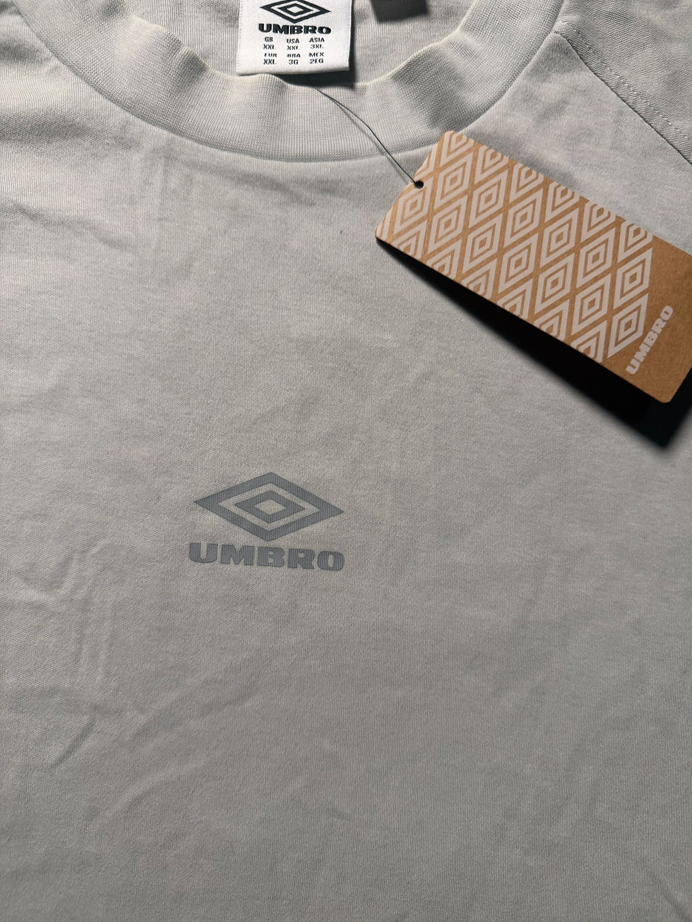 Thumbnail: Umbro High Neck Grey Tee Men’s Size XXL