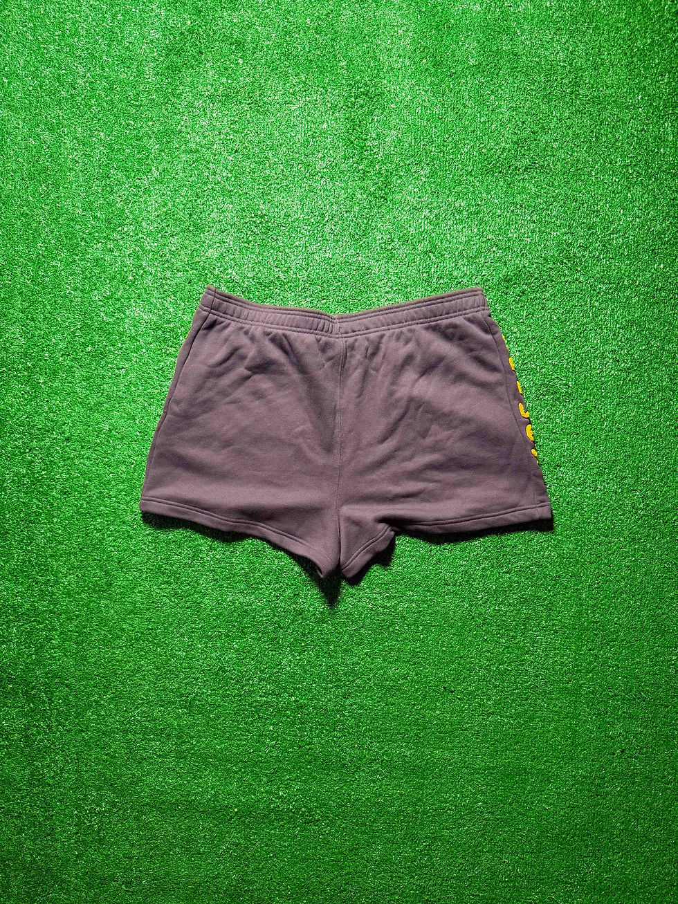 Thumbnail: Samii Ryan Smiley® Chenille Charcoal Shorts Women’s Size Large 