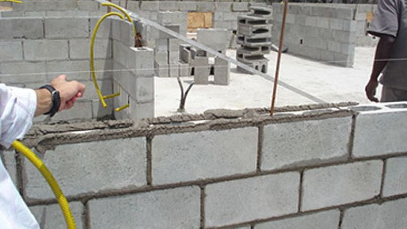 Bloco estrutural concreto