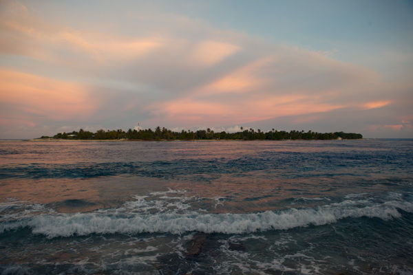 Looking across Tiputa Pass