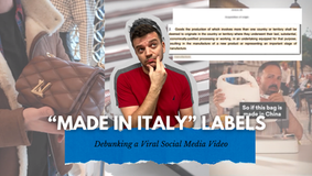 The Truth About “Made in Italy” Labels Is your luxury bag really made in Italy—or just finished there? We break down a viral video and explain how origin labeling laws work in the fashion industry. Don't fall for the marketing.