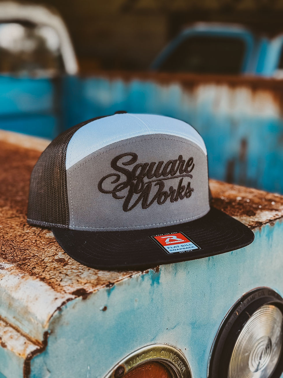 Thumbnail: 7 Panel Square Works Hat