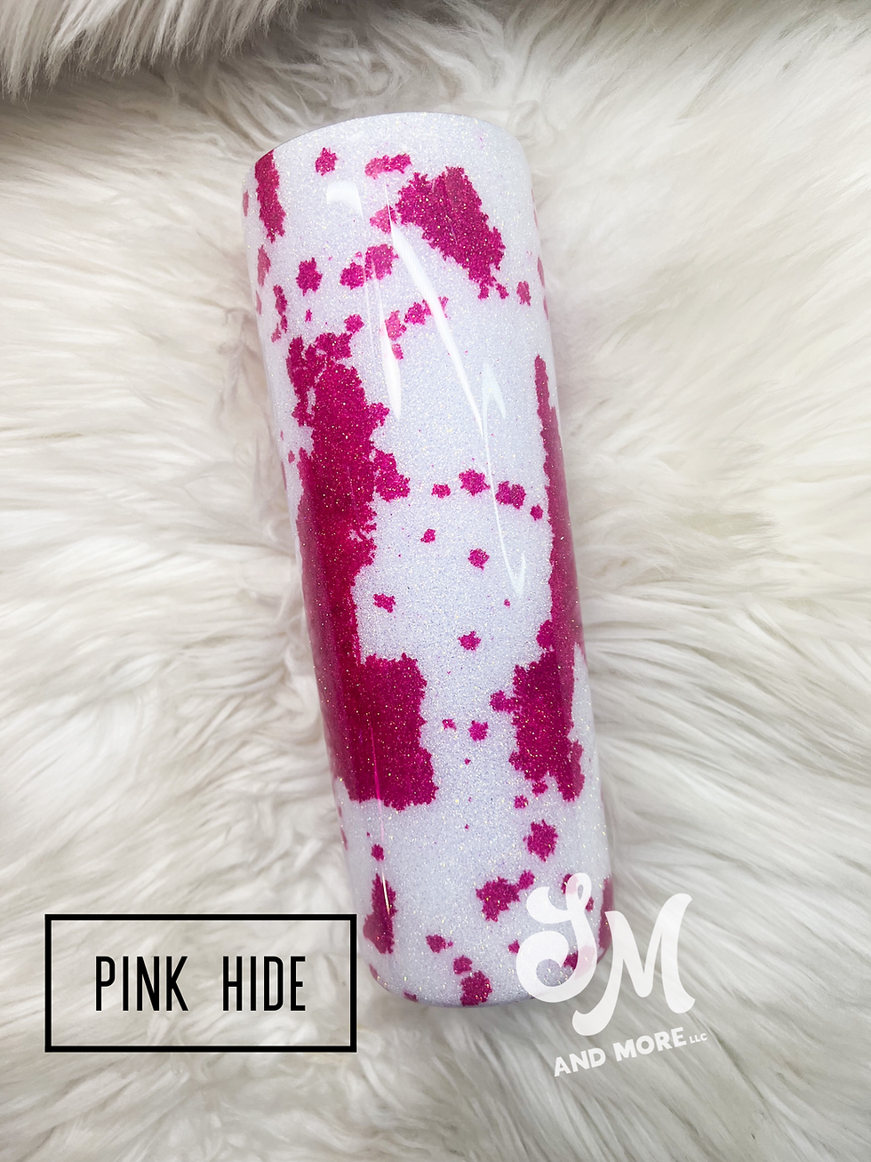 Thumbnail: Glittered Cowhide Tumbler