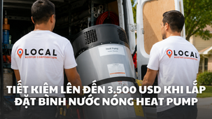 Chương Trình EcoHome Rebate của San Jose: Tiết Kiệm Lên Đến 3.500 USD Khi Lắp Đặt Bình Nước Nóng Heat Pump
