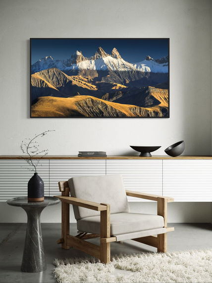 photographie de paysage des aiguilles d'arves