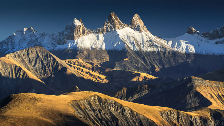 Lumières Dorées sur les Aiguilles d'Arves