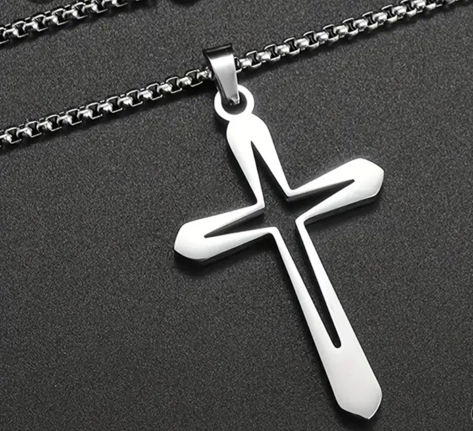 Silver Cross Necklace
