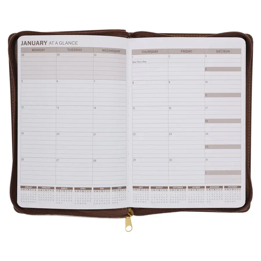 Thumbnail: 2026 Angus Buchan Diary – Daily Planner – Stand Firm in the Faith – Faux Leather
