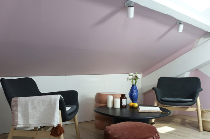 projet d'architecture intérieure, rénovation d'un appartement sous les toits destiné à la location à Lyon
