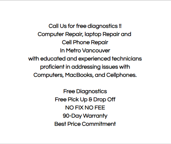 First Rate Tech Service | Computer Repair | Data Recovery | | Cell ...