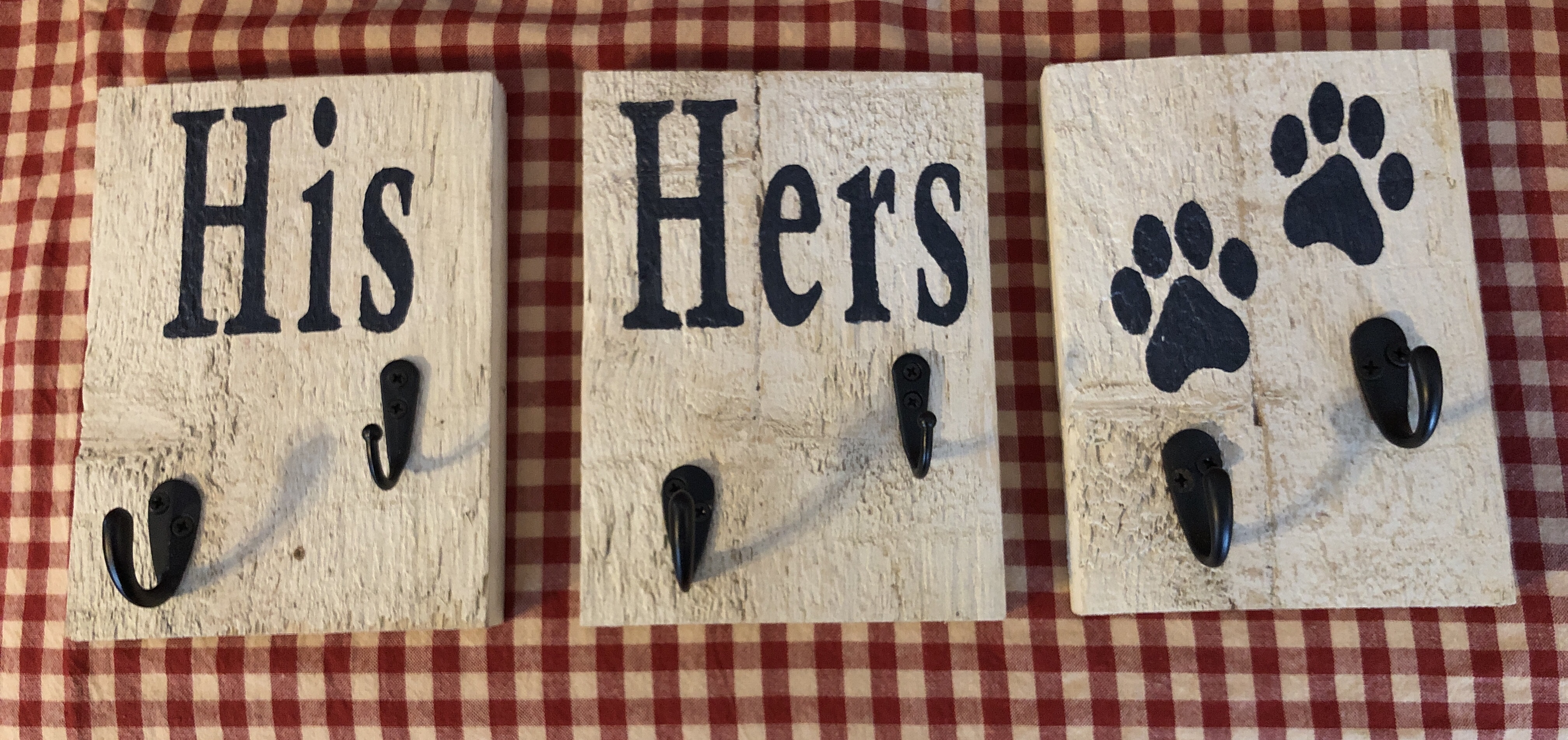 Barnwood Robe or Coat& Hat Hooks