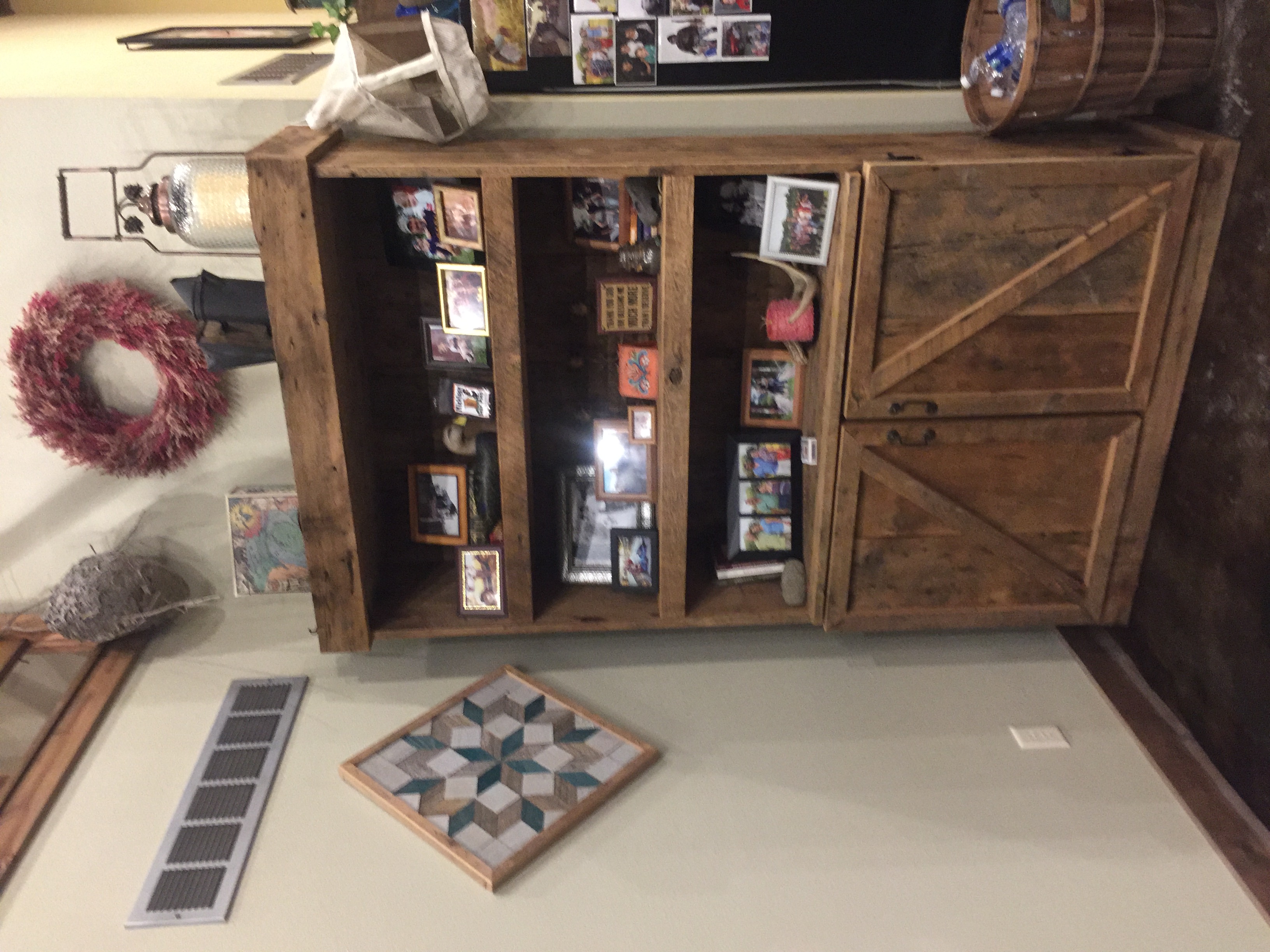 Barn Wood Book Case