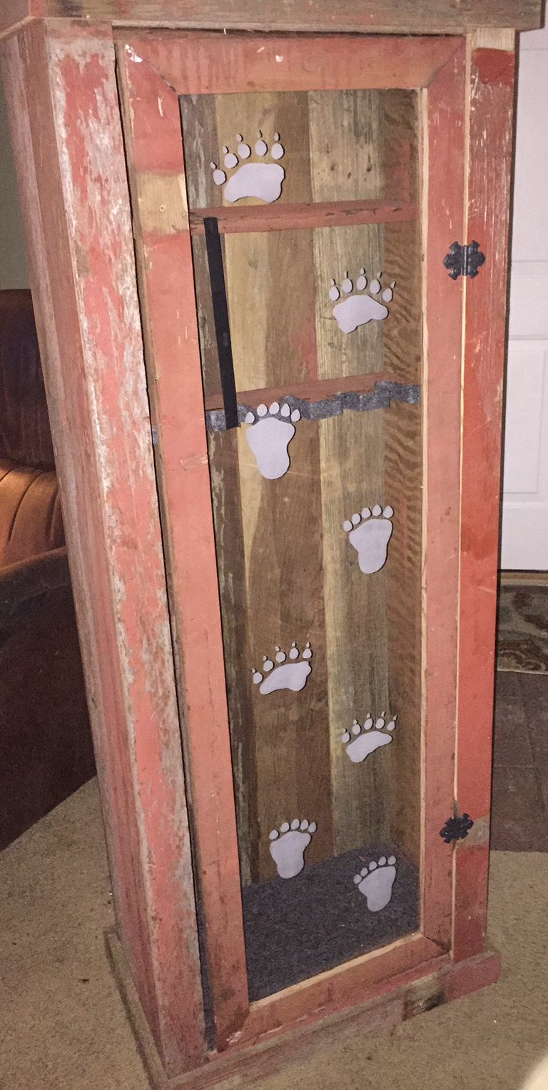 Rustic Gun Cabinet