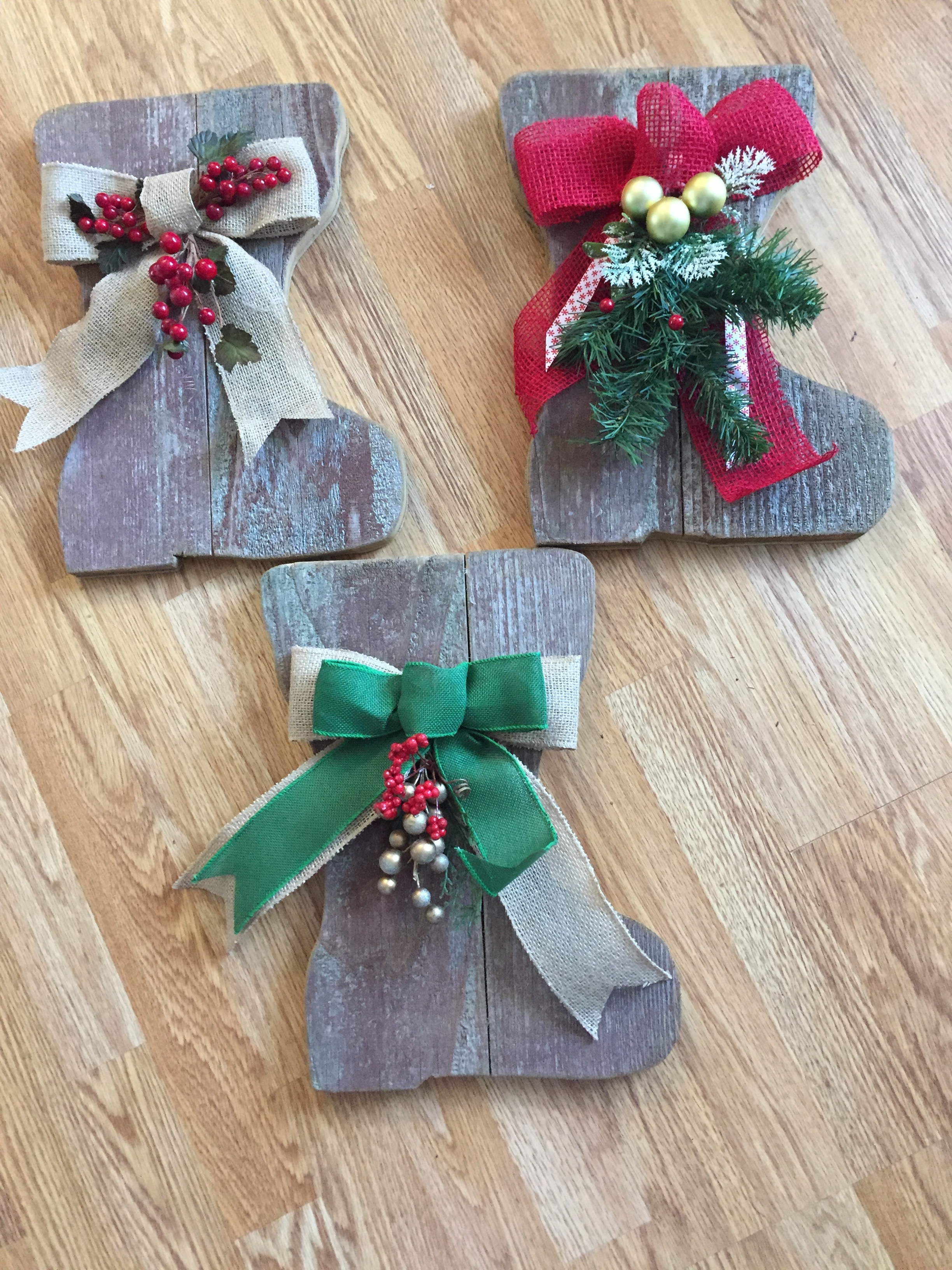 Barn Wood Stockings