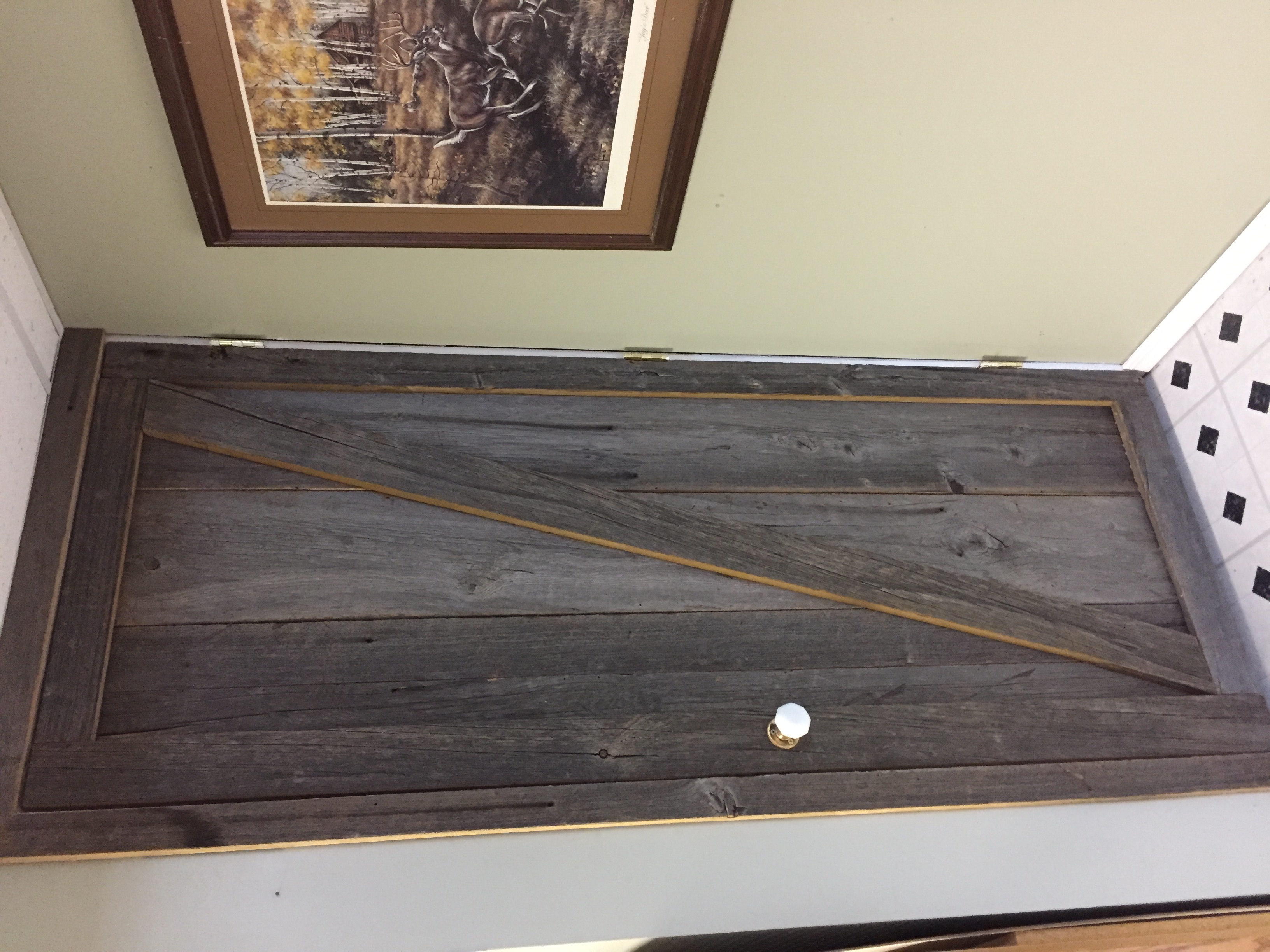 Rustic Interior Barn Wood Door