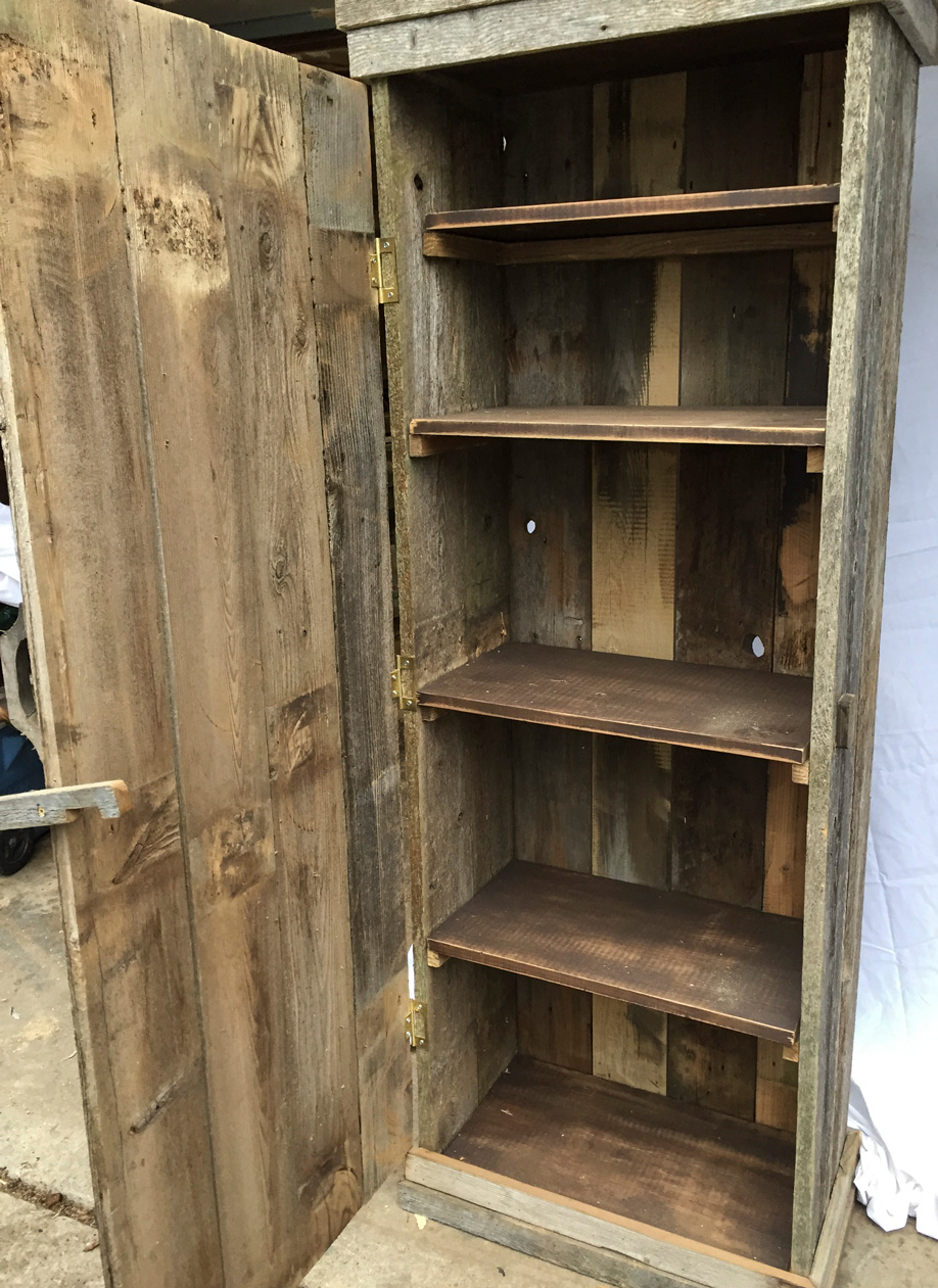 Rustic Barn Door Cabinet