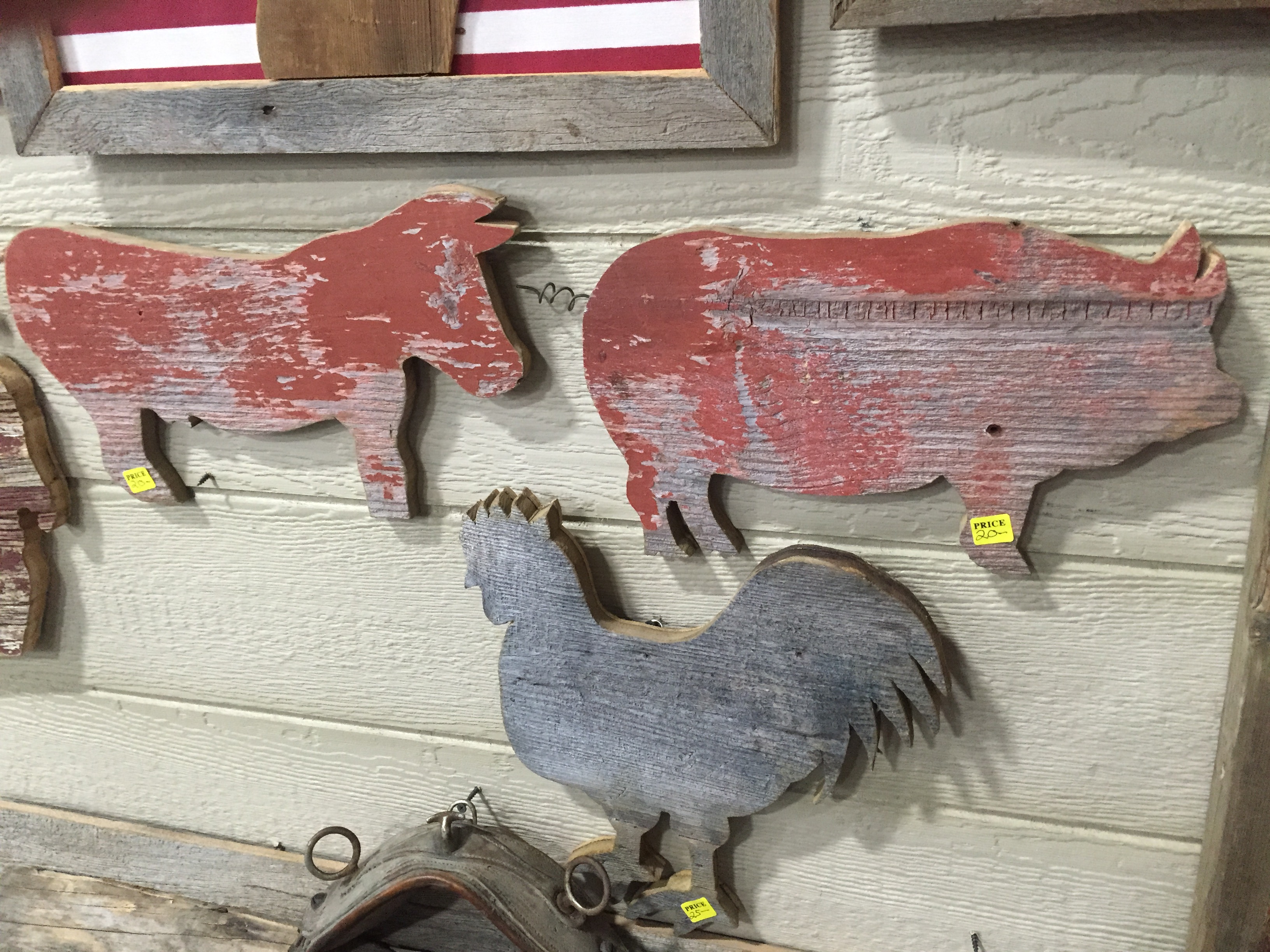 Barn Wood Farm Animals