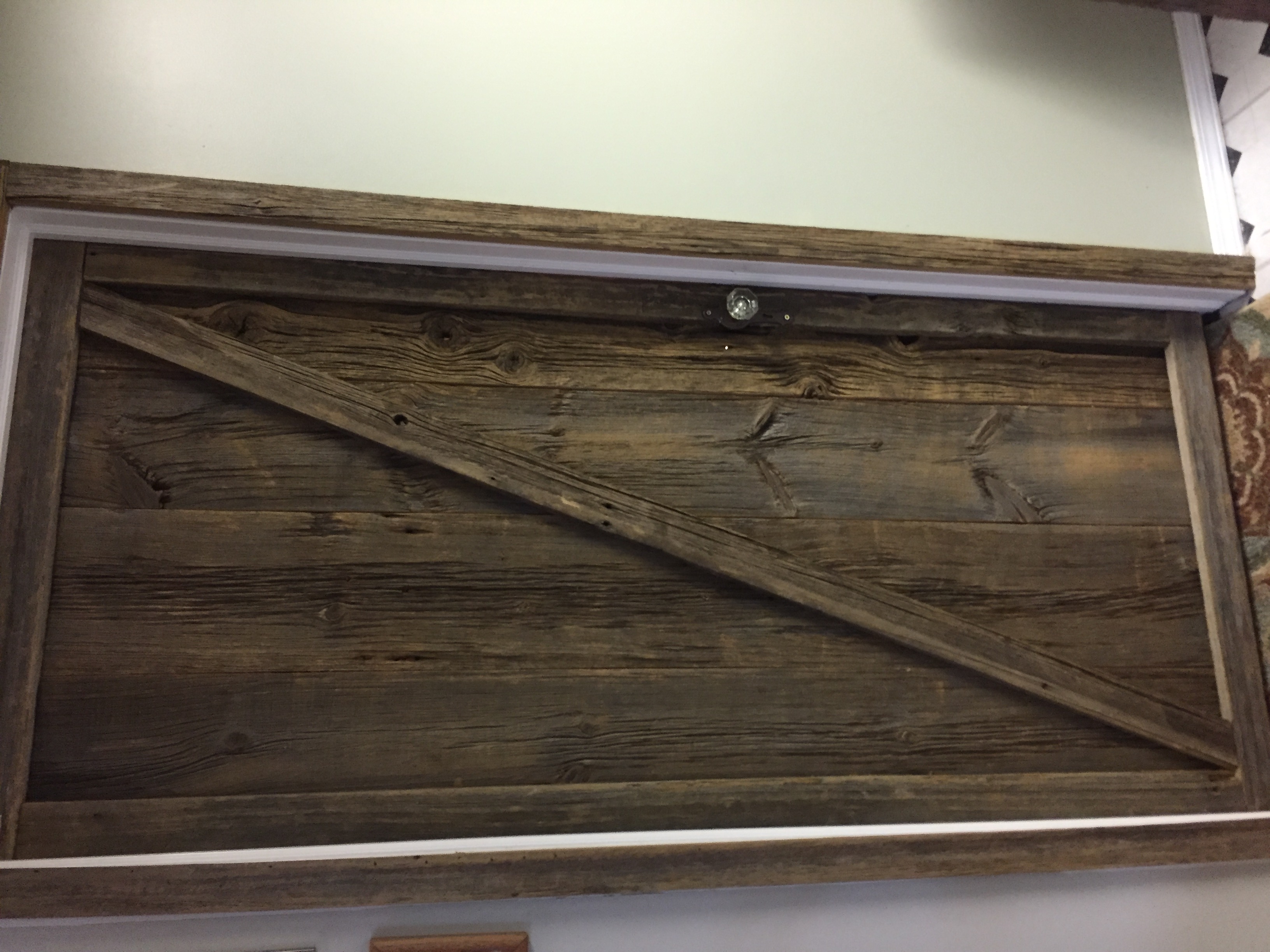 Rustic Interior Barn Wood Door