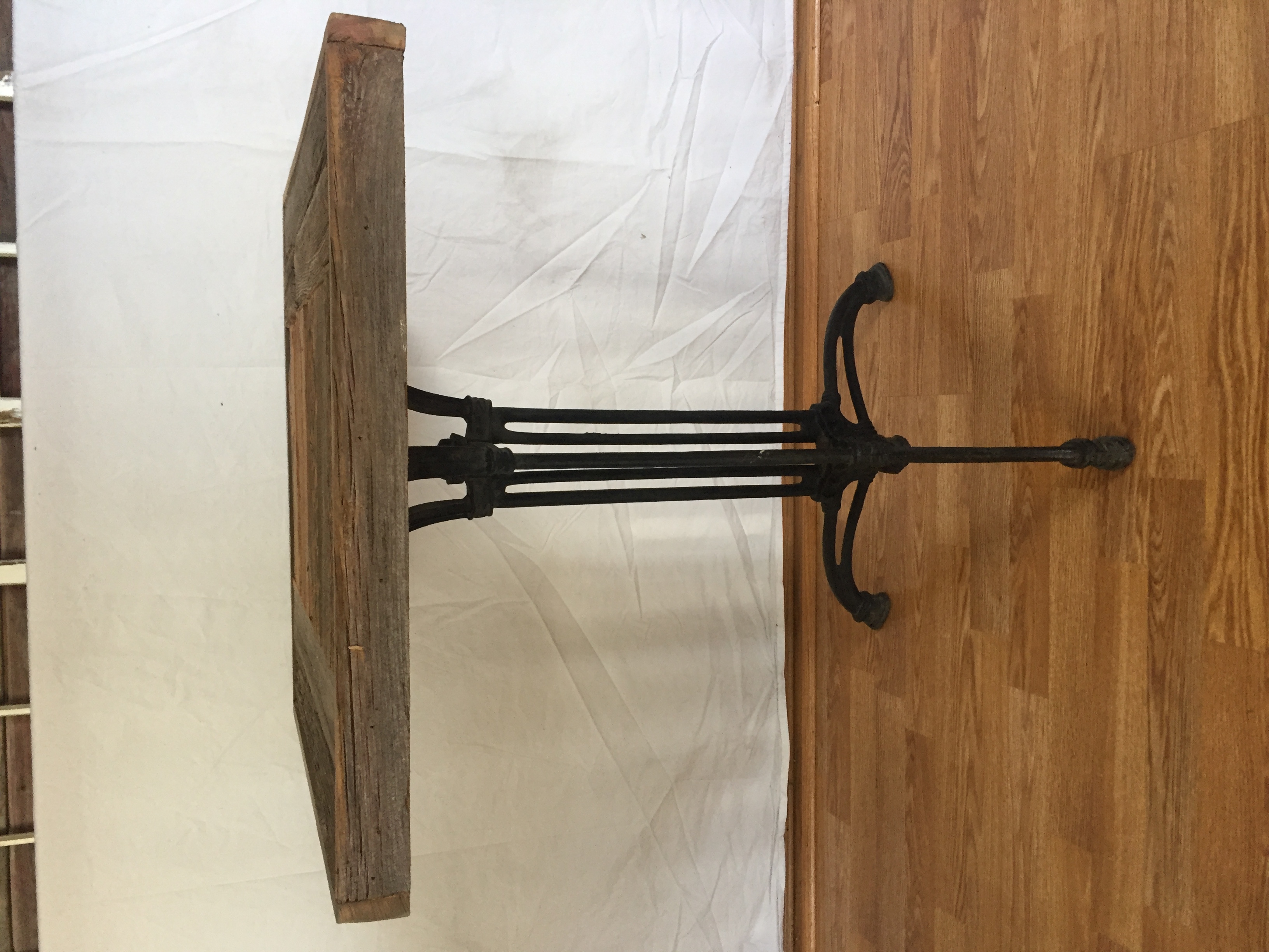 Cast Iron Pedestal Table