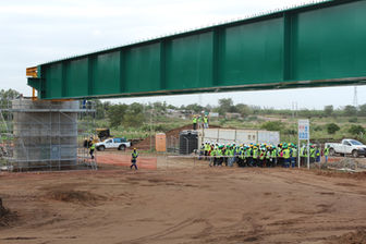 PCA DOS CFM FISCALIZA O ANDAMENTO DAS OBRAS DA PONTE DE BOANE