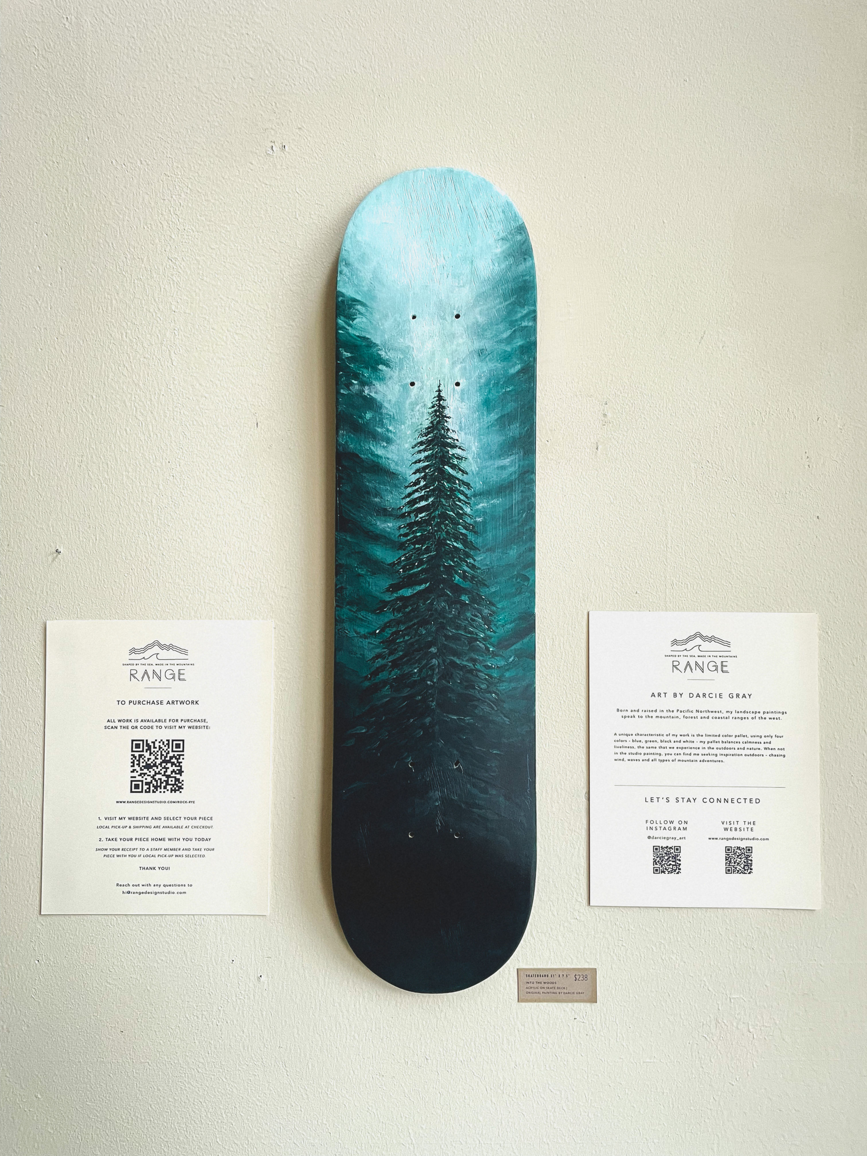 Into the Woods (Skate Deck) - 31" x 7.5"