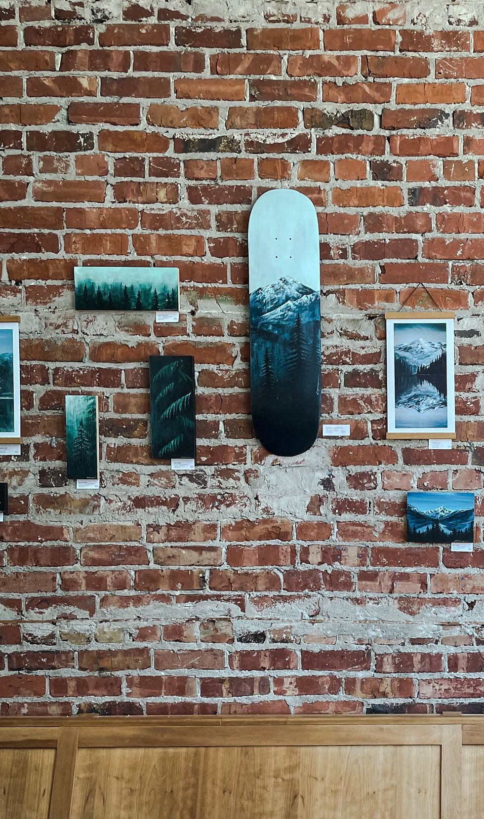 Thumbnail: Mountain View Skate Deck - 31" x 7.5"