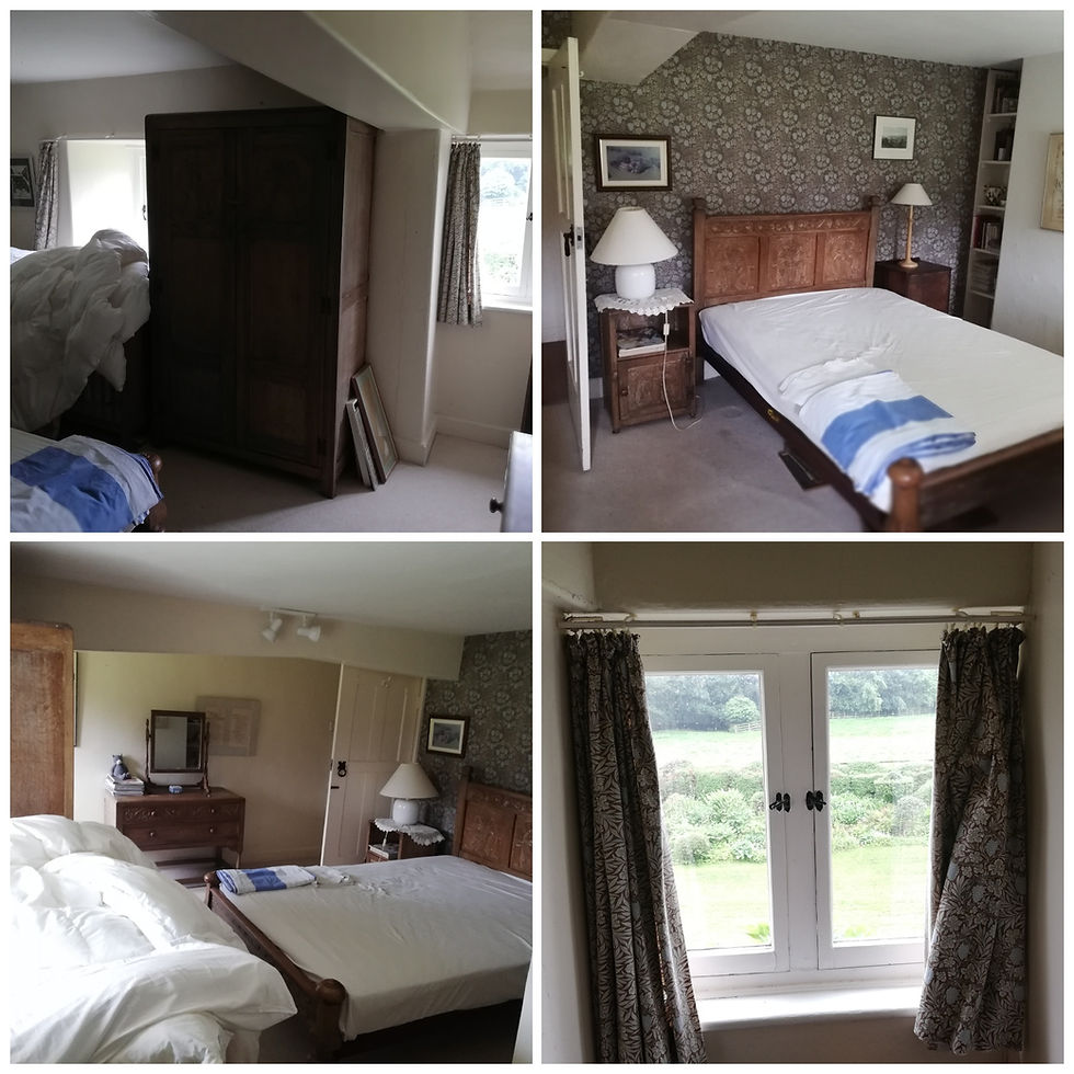 Guest room before- designer Astrid Blake