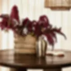 Thumbnail: sculptural & organic handcrafted vase, hand painted, natural